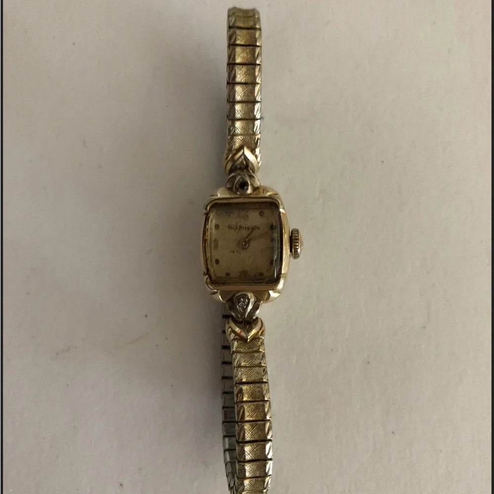 Vintage Paul Breguette 10K Gold Ladies Wrist Watch